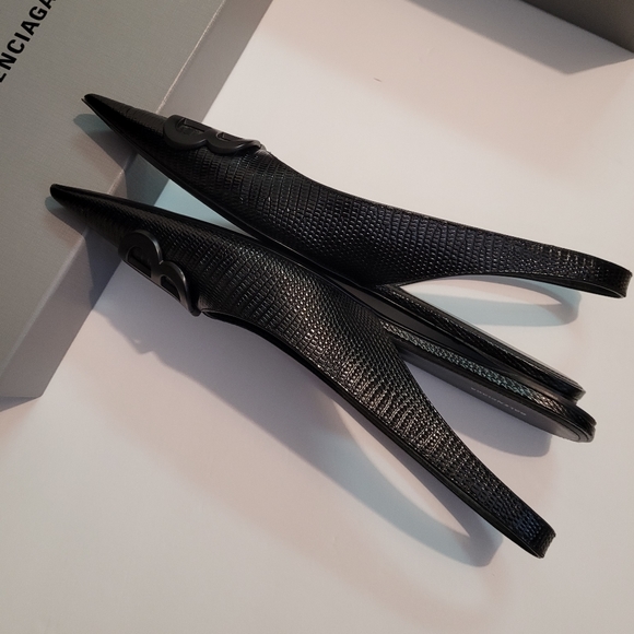 Balenciaga Knife Slingback Flats - Picture 3 of 7